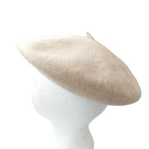 Pimkie Beret Hat Womens One Size Beret Biege Winter Cap Wool Blend New With Tags